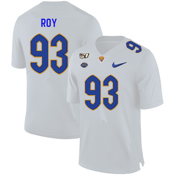 2019 Men #93 Shane Roy Pitt Panthers College Football Jerseys Sale-White